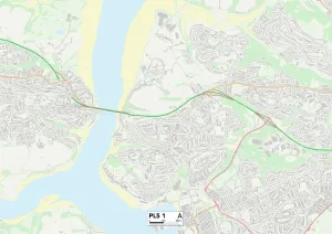 Moor Lane Gallery: Plymouth PL5 1 Map