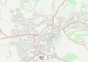 BA - Bath Prints: BA Bath Print Map
