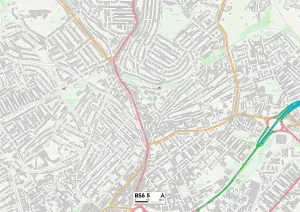 Bristol BS6 5 Print Map Sector
