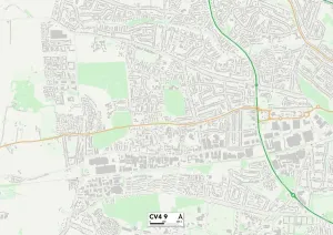 Coventry CV4 9 Print Map Sector