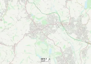 Amber Valley DE75 7 Print Map
