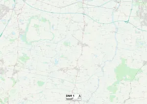 Doncaster DN9 1 Print Map Sector