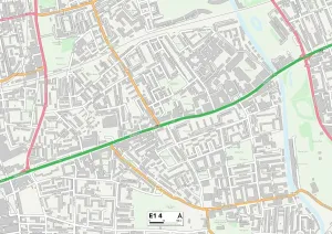 Tower Hamlets E1 4 Print Map Sector