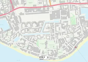 Tower Hamlets E1W 2 Print Map Sector