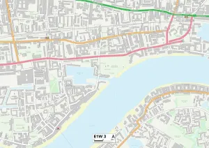 Tower Hamlets E1W 3 Print Map