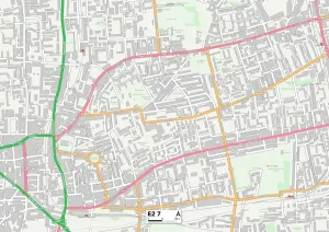 Tower Hamlets E2 7 Print Map Sector