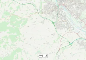 Exeter EX2 9 Postcode Sector Print Map