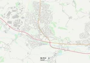 Stroud GL10 2 Print Map Sector