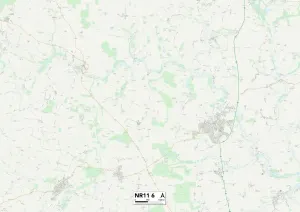 Norfolk NR11 6 Print Map Sector