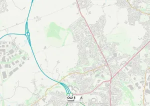 Oldham OL2 5 Print Map Sector