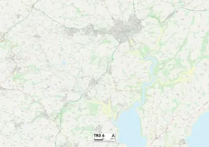 TR - Truro Prints: Cornwall TR3 6 Print Map Sector