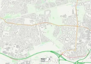 Halton WA8 7 Print Map Sector