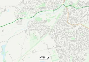 Wolverhampton WV3 8 Print Map Sector