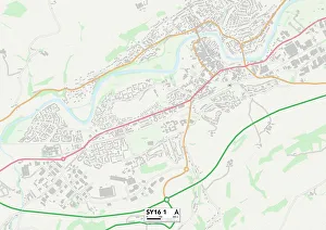 Cross Street Gallery: Powys SY16 1 Map