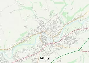 Cross Street Gallery: Powys SY16 2 Map