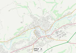 Cross Street Gallery: Powys SY16 2 Map