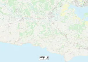 Langton Road Gallery: Purbeck BH20 5 Map