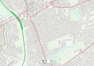 Harrow Road Gallery: Redbridge IG1 2 Map
