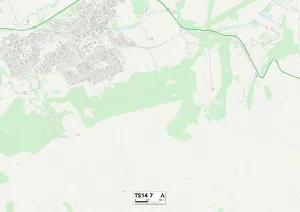 Somerset Road Gallery: Redcar & Cleveland TS14 7 Map