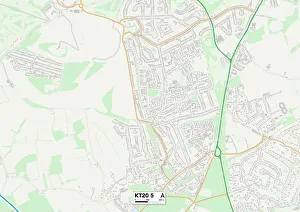 Postcode Sector Map of Reigate and Banstead KT20 5 Reigate and Banstead KT20 5 Map