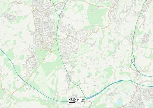 Silver Close Gallery: Reigate and Banstead KT20 6 Map