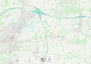 Castle Close Gallery: Reigate and Banstead RH1 4 Map