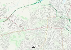 West Lane Gallery: Renfrewshire PA1 2 Map