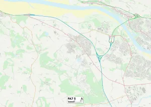 Bridgend Gallery: Renfrewshire PA7 5 Map