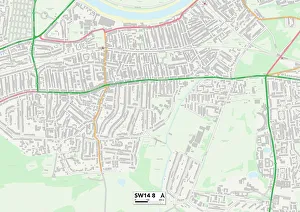 Chestnut Avenue Gallery: Richmond upon Thames SW14 8 Map