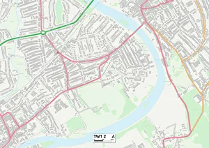 Richmond Road Gallery: Richmond upon Thames TW1 2 Map