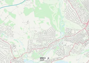 Cottage Close Gallery: Three Rivers WD3 3 Map