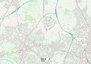 Fern Close Gallery: Rochdale M24 2 Map