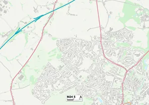 Warren Close Gallery: Rochdale M24 5 Map