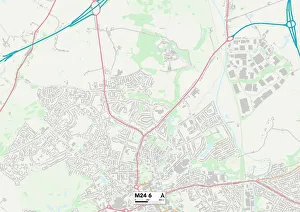 Furness Road Gallery: Rochdale M24 6 Map