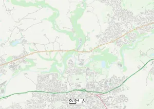 Highfield Avenue Gallery: Rochdale OL10 4 Map