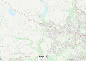 Chapel Lane Gallery: Rochdale OL11 5 Map