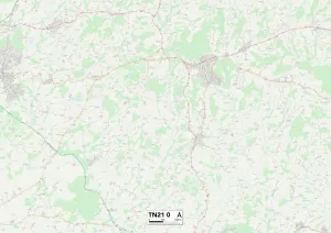 Warren Close Gallery: Rother TN21 0 Map