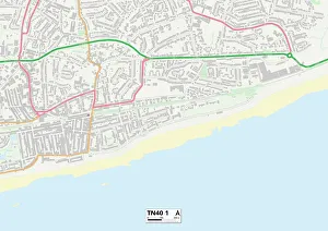 College Road Gallery: Rother TN40 1 Map