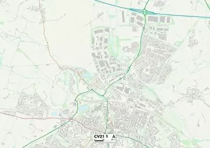 Parkfield Road Gallery: Rugby CV21 1 Map