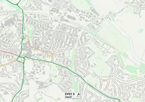 Langton Road Gallery: Rugby CV21 3 Map