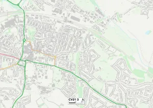 Langton Road Gallery: Rugby CV21 3 Map