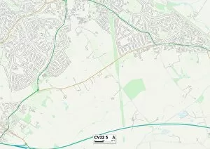 Rugby CV22 5 Map