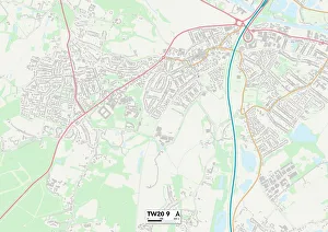 Twickenham Gallery: Runnymede TW20 9 Map