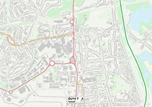 Monks Close Gallery: Rushmoor GU14 7 Map