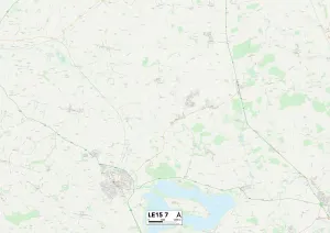 Rookery Lane Gallery: Rutland LE15 7 Map