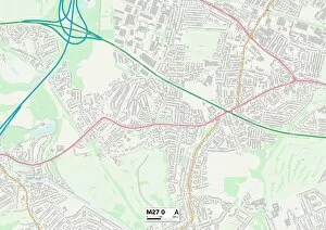 Folly Lane Gallery: Salford M27 0 Map