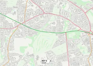 Windermere Avenue Gallery: Salford M27 5 Map