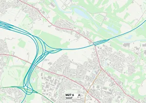 Dudley Road Gallery: Salford M27 6 Map