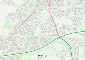 Stafford Road Gallery: Salford M28 7 Map
