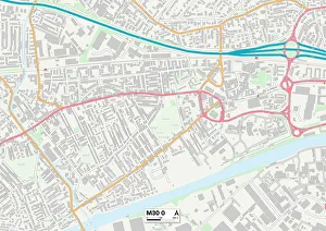 Vane Street Gallery: Salford M30 0 Map